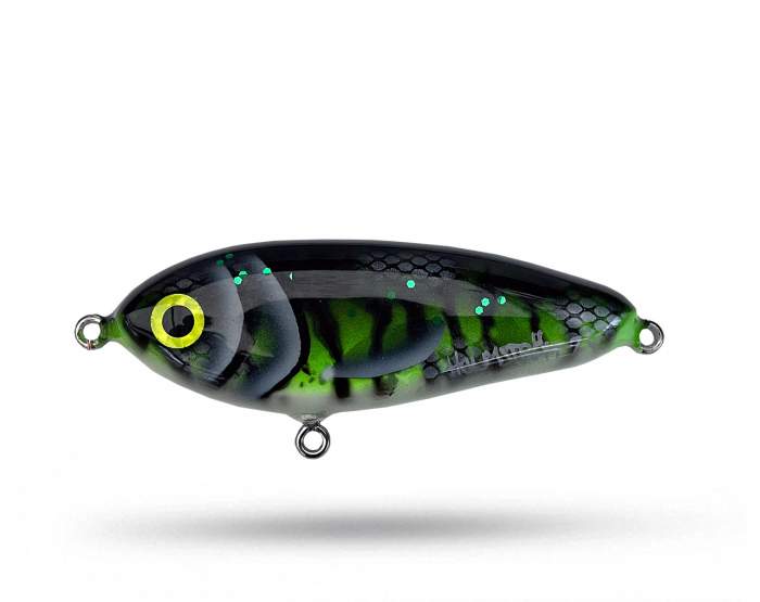 Holmström Bait Walle Boi -  Paajarvi Emerald Tiger i gruppen Fiskedrag / Swimbaits hos Örebro Fiske & Outdoor AB (Walle Boi Emerald)